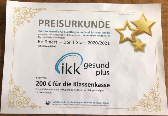 Schulprojekt Be Smart