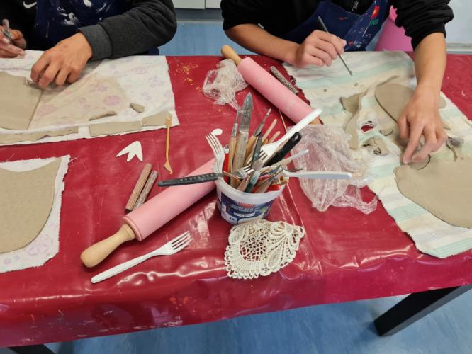 T&ouml;pfern in der Schule