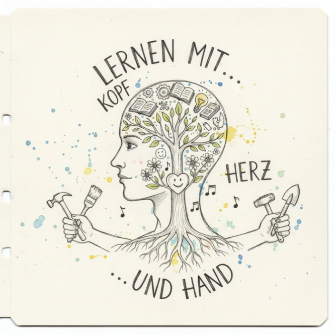 Kopf Herz und Hand