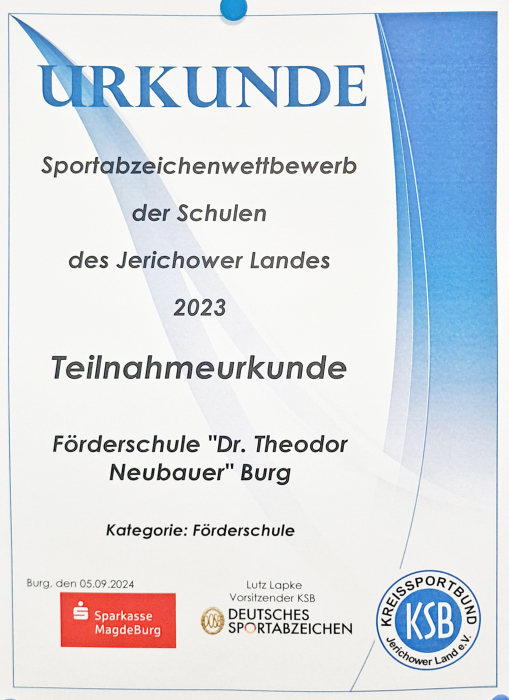 Sportabzeichenwettbewerb